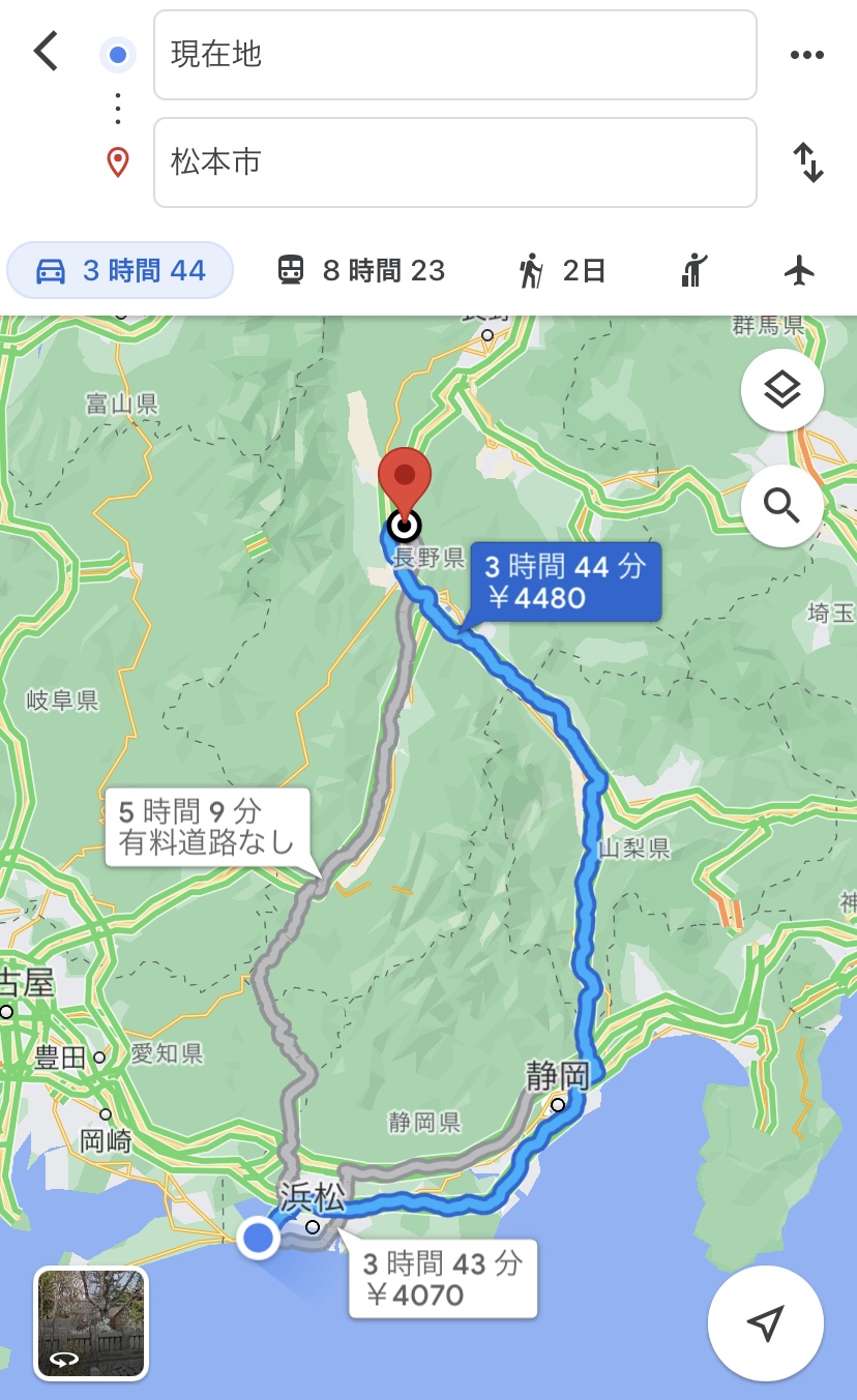 中部横断自動車道の開通で、静岡県と山梨県どころか、長野県との距離もぐっと縮まった